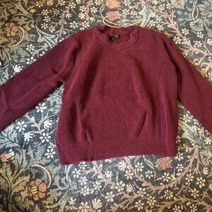Banana Republic Maroon / Burgundy Cotton Sweater